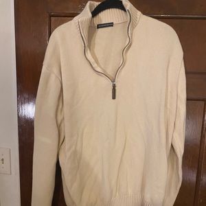 Brandy Melville half zip sweater